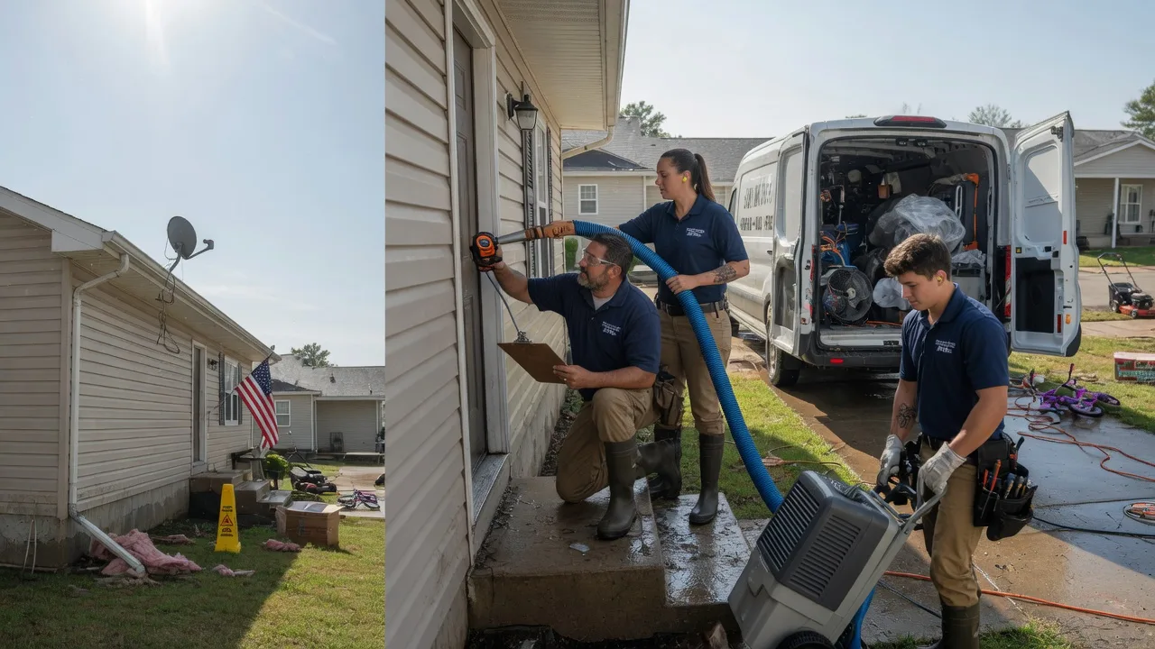 Ceiling Water Damage Restoration in Redmon, IL near me