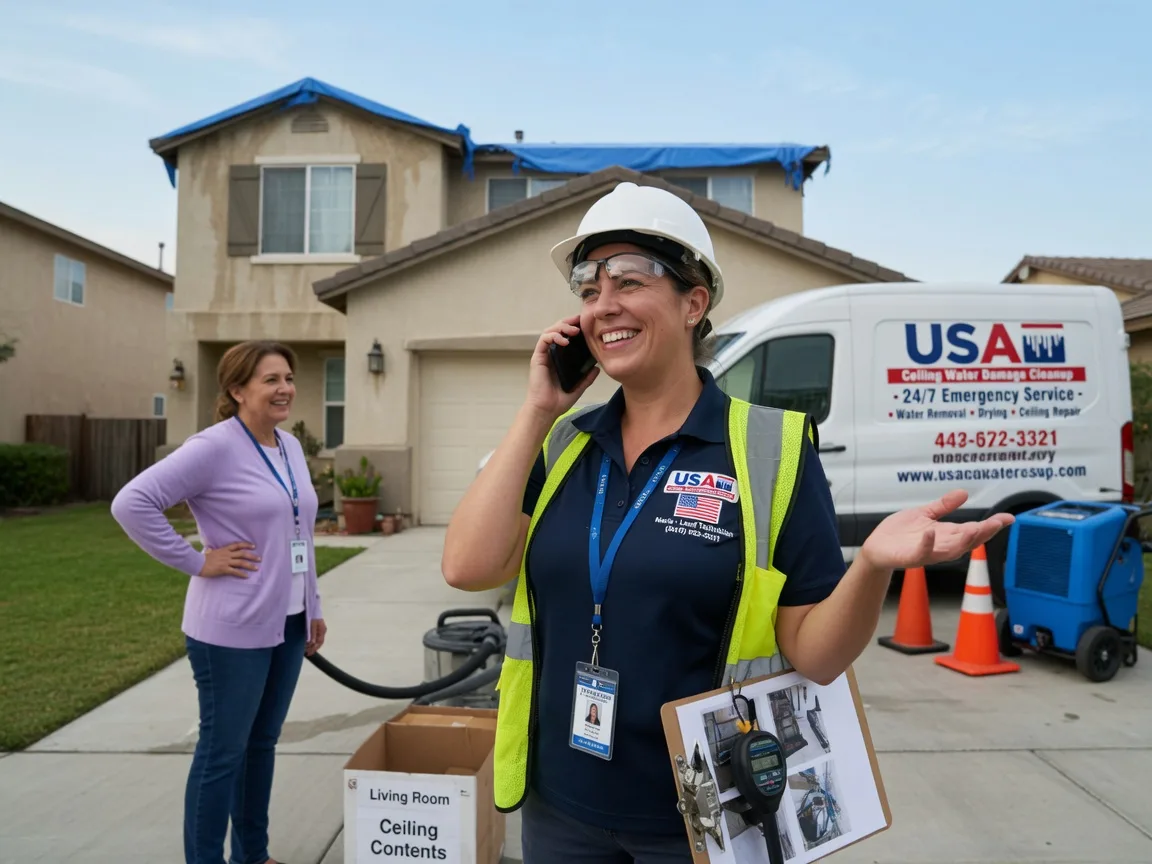 Ceiling Water Damage Restoration Redmon, IL FAQs